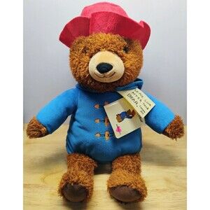 Paddington Bear Kohls Cares Stuffed Plush 14" Teddy Blue Red Hat